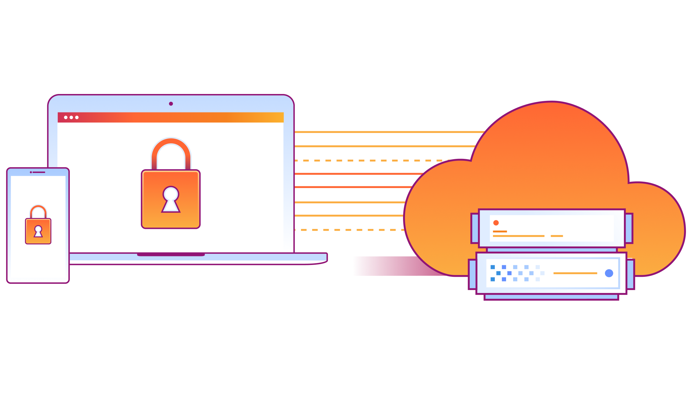 Endpoint integration hero illustration